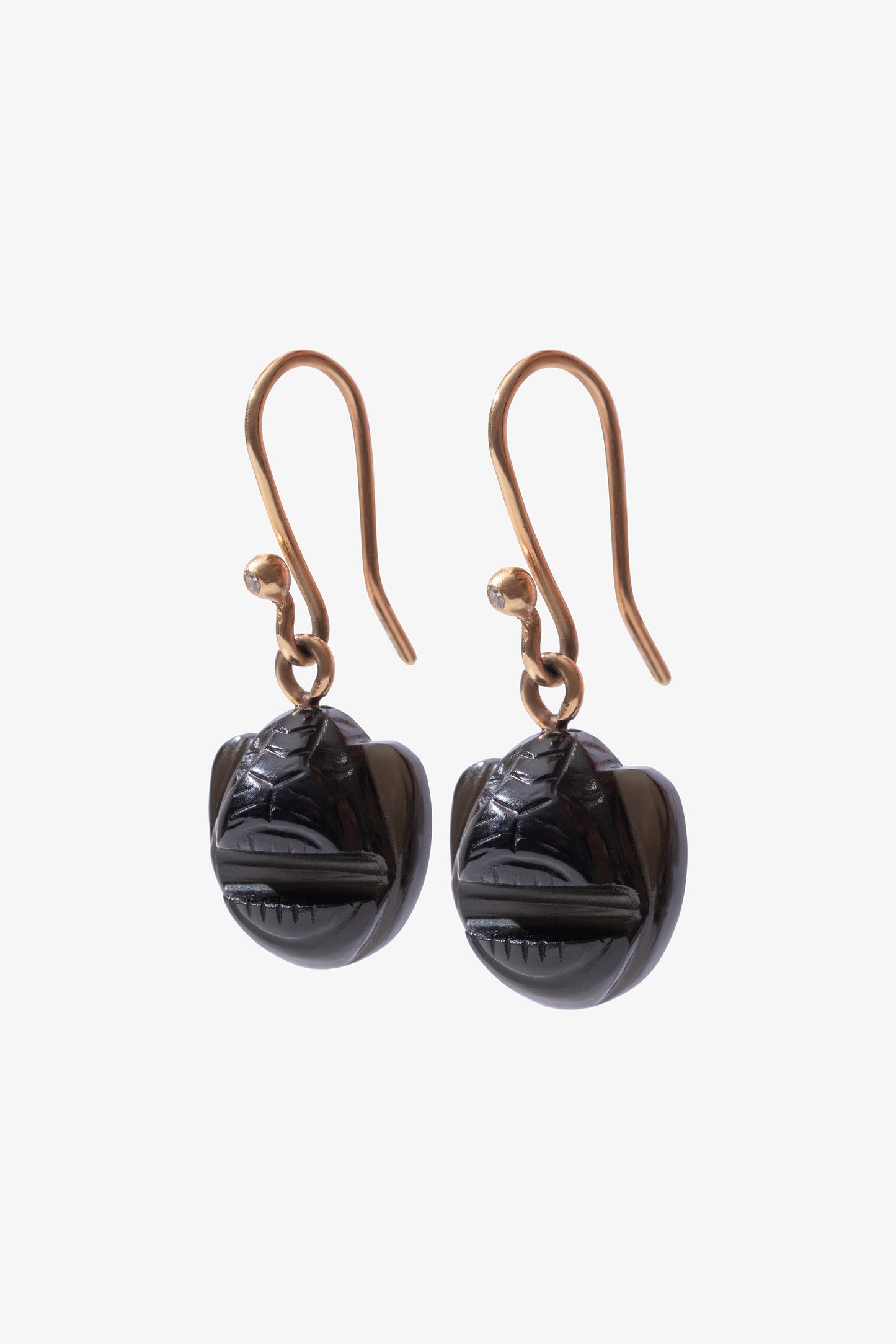 Tiny Jaguar Stone Earrings