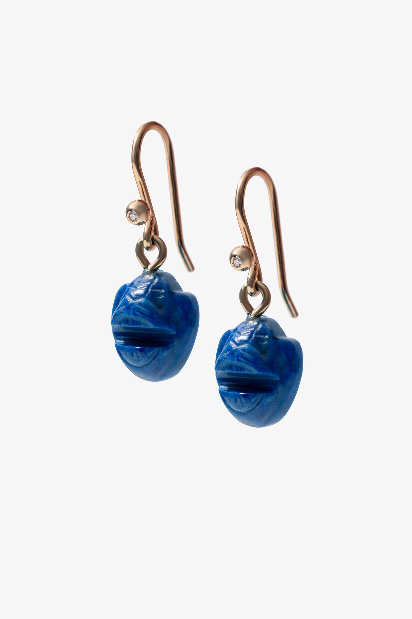 Tiny Jaguar Stone Earrings