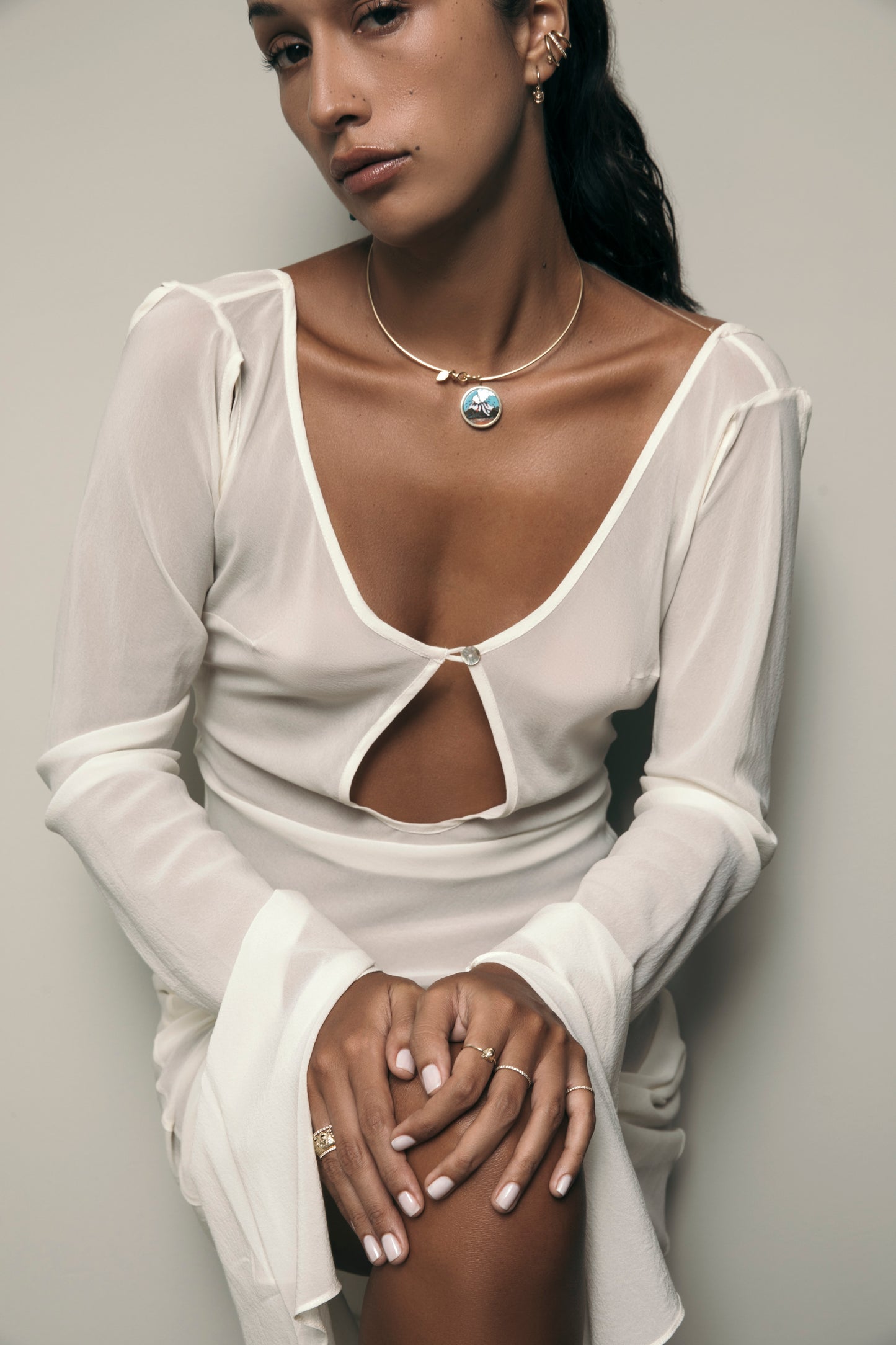 Serpent Diamond Torque Collar