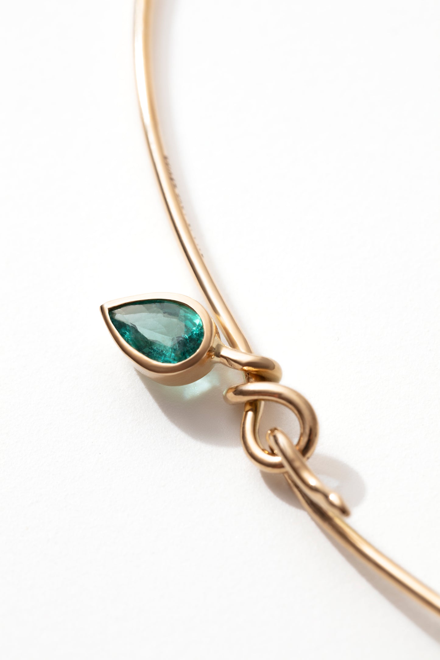 Serpent Emerald Torque Collar