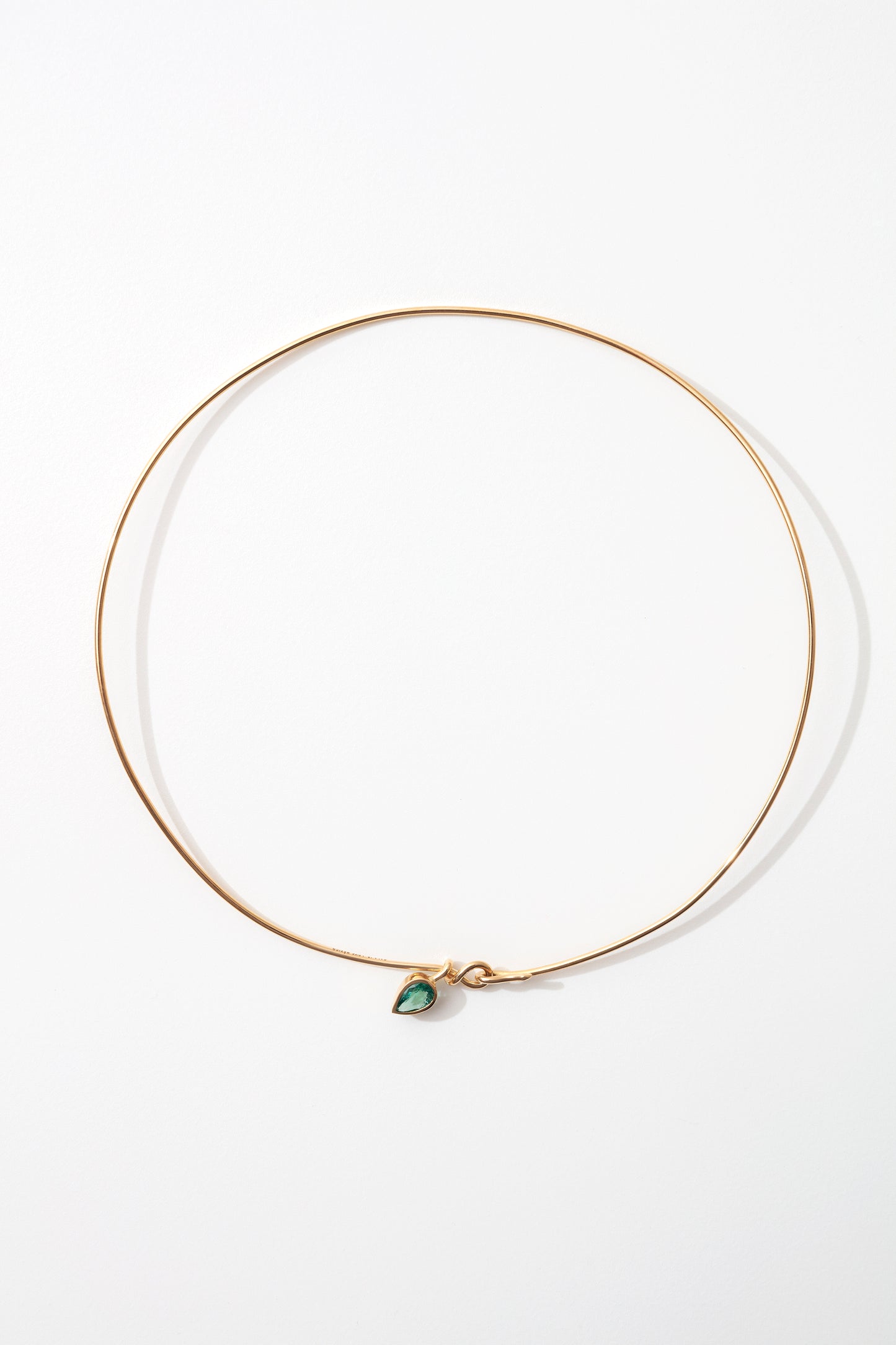 Serpent Emerald Torque Collar