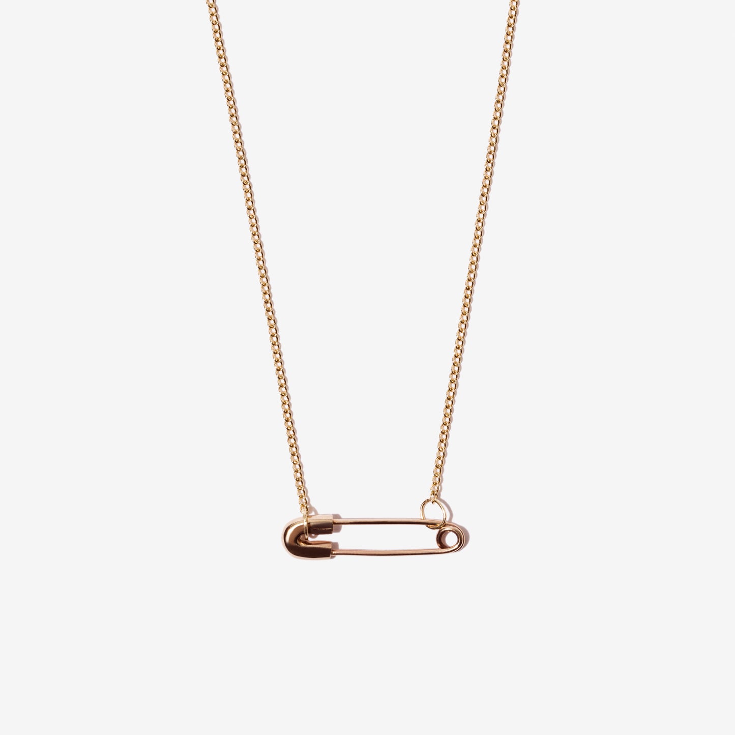 Safety Pin Necklace